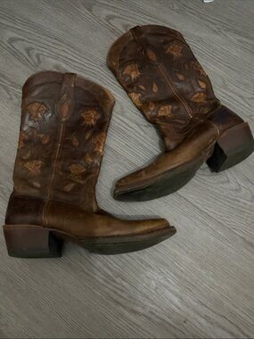 Sonora Vintage Leather Cowboy Boots